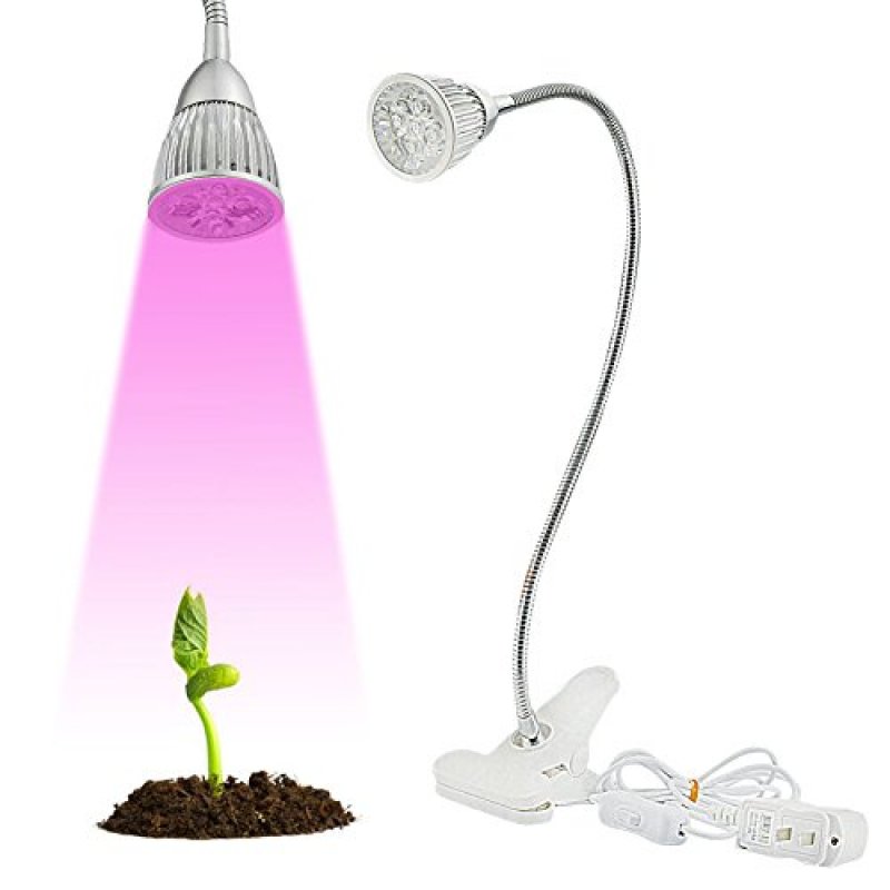 PROFI UV LED GROW lampa pre všetky rastliny, E27, ružovo-modrá (5W)